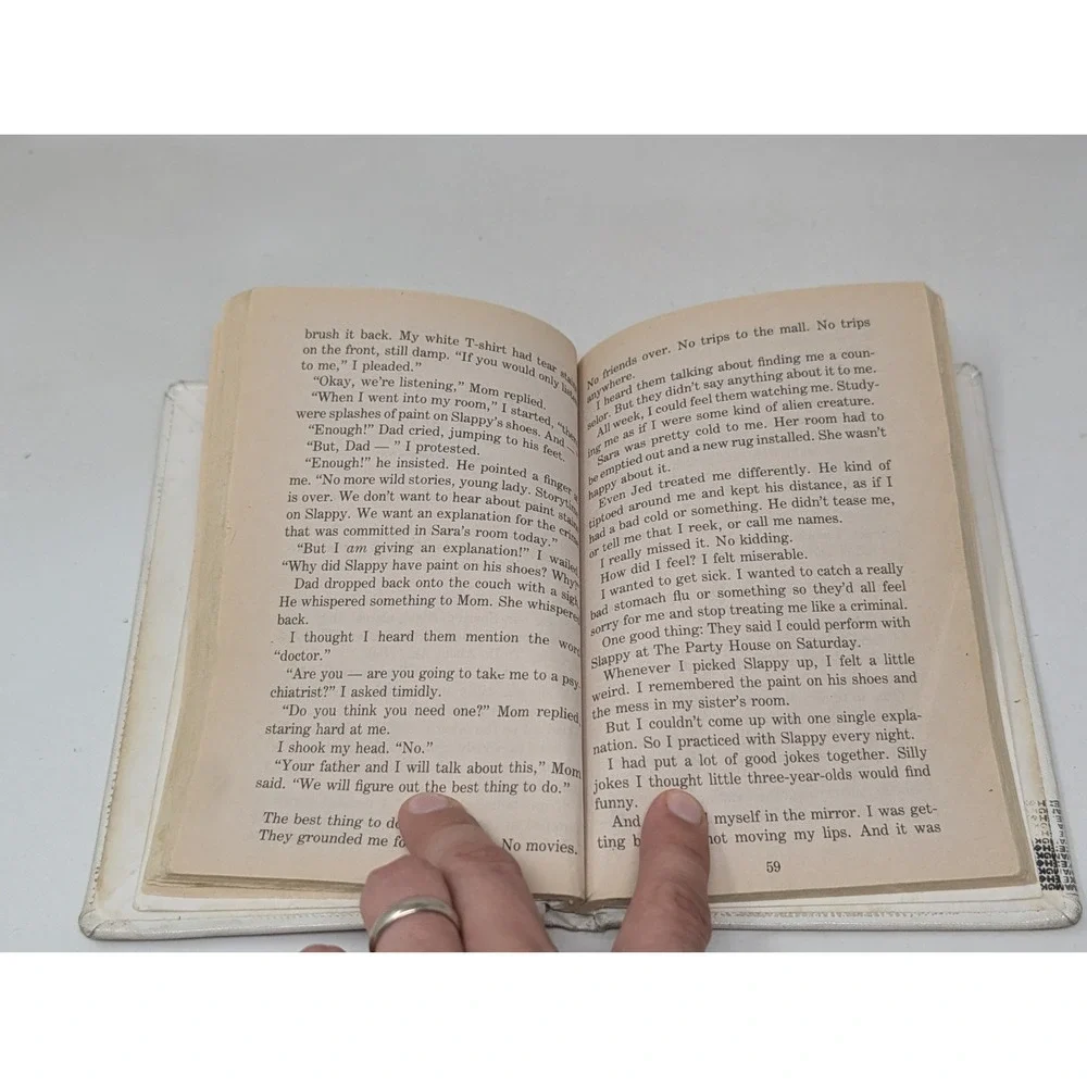 Goosebumps Night of the Living Dummy II 2 Hardcover Library Bound to Stay Books